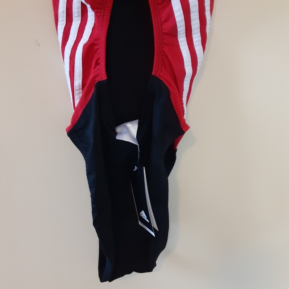 SOLD//Adidas NWT Splice Vortex Back One Piece Swimsuit - Picture 3 of 10